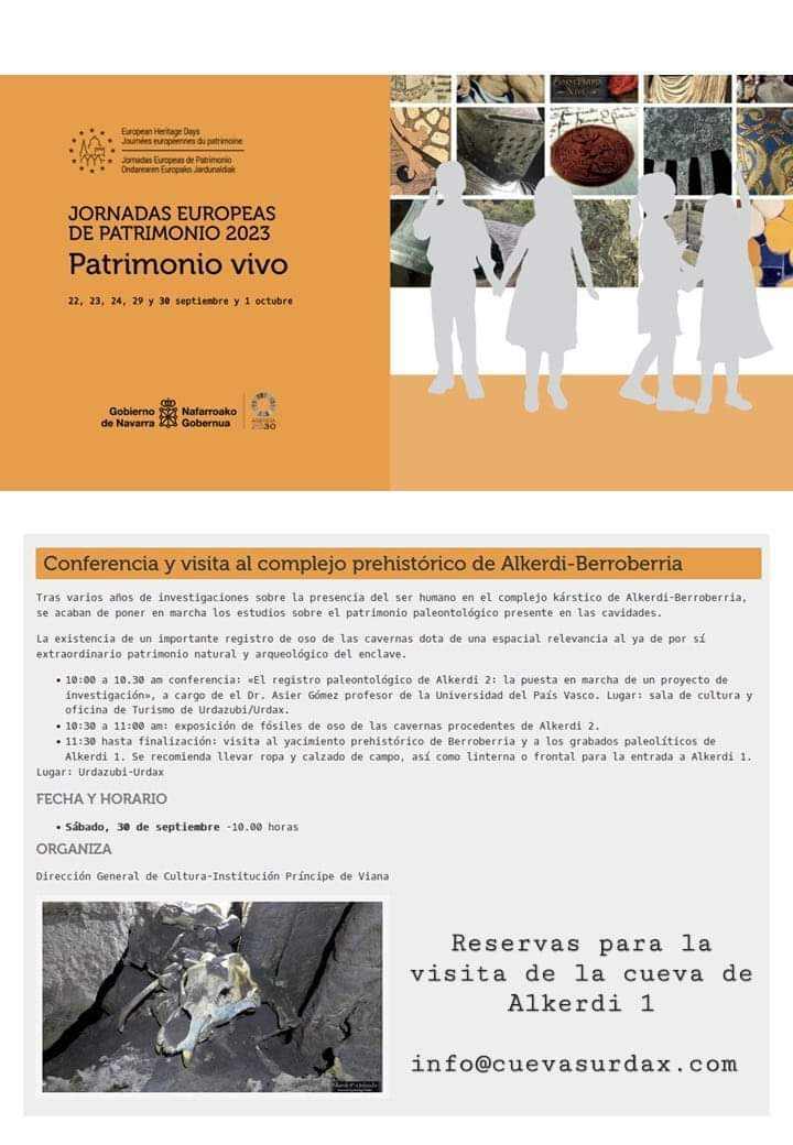 Las Jornadas Europeas de Patrimonio vuelven a Urdazubi-Urdax el 30 de septiembre
